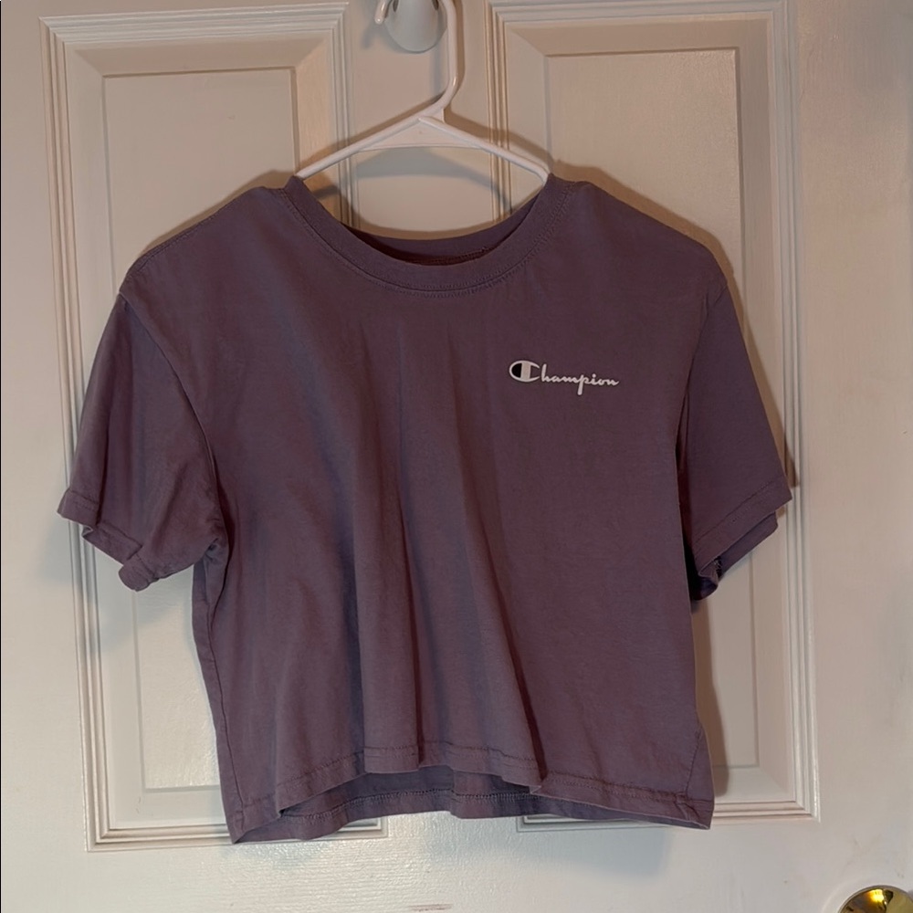 Champion Women's Purple Crop Top